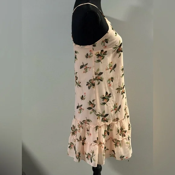 Abercrombie & Fitch pink Floral Babydoll dress. XS - Picture 4 of 9